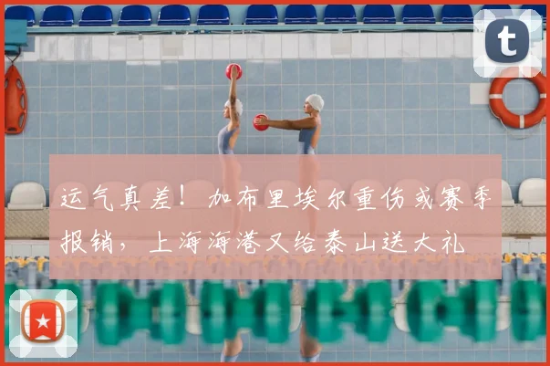 运气真差!加布里埃尔重伤或赛季报销,上海海港又给泰山送大礼